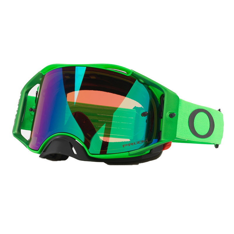 Maschera Oakley Airbrake MX verde Prizm Jade