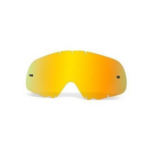 Lente Oakley Crowbar Fire specchiata gialla