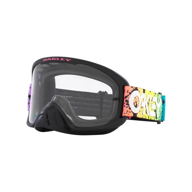 Oakley O Frame 2.0 Pro Mx Goggle Black Splatter OO7115 47 Offroad