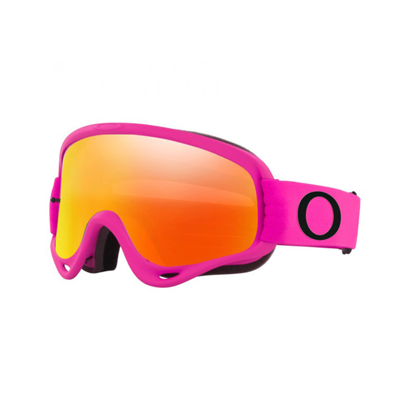 Maschera Oakley O Frame MX rosa lente fire