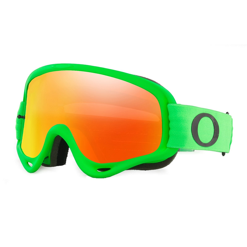 Maschera Oakley O Frame MX verde lente fire