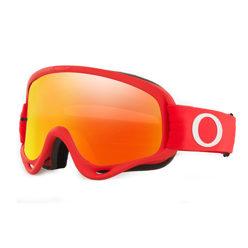 Maschera Oakley O Frame MX rosso lente fire