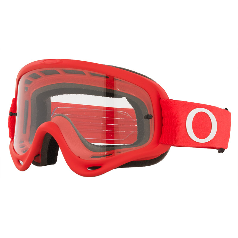 Maschera Oakley O Frame MX rosso lente chiara