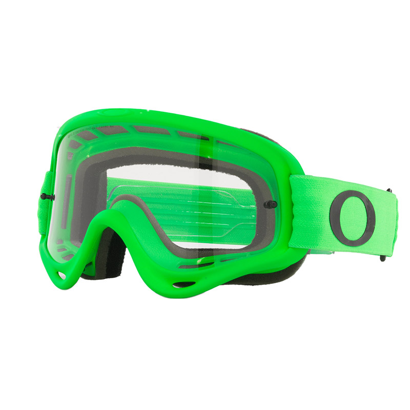 Maschera Oakley O Frame MX verde lente chiara