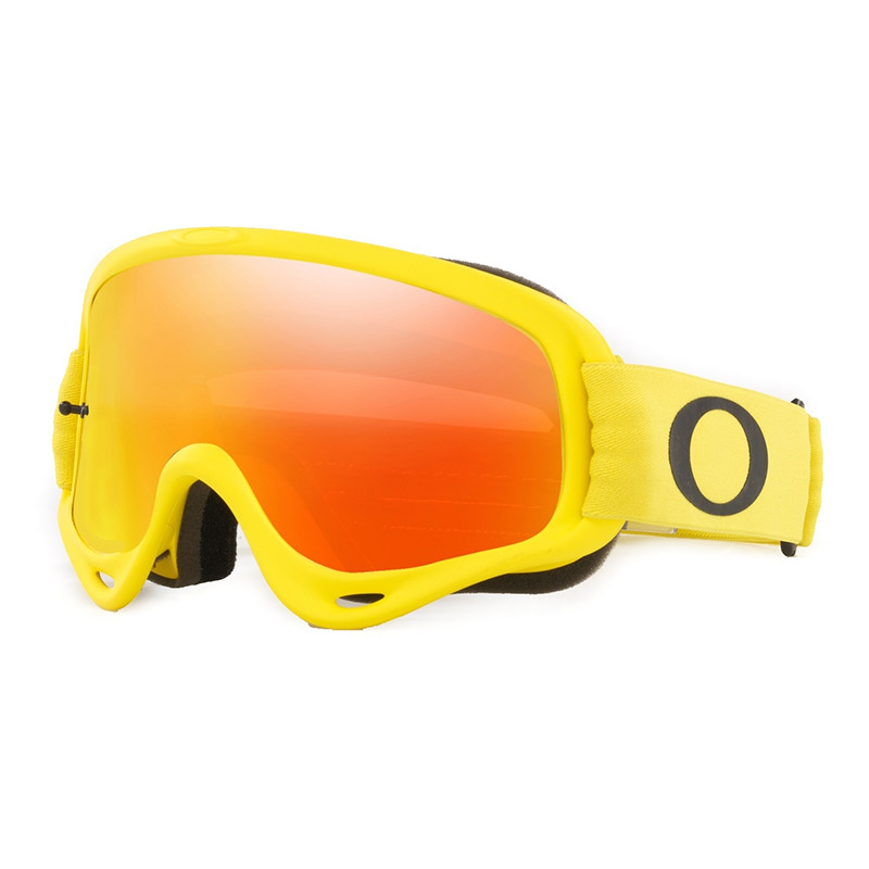 Maschera Oakley O Frame MX giallo lente fire