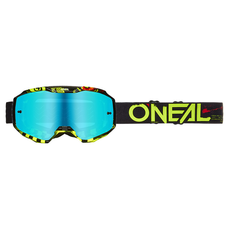 O Neal B-10 Attack V.24 Schutzbrille gelb blau