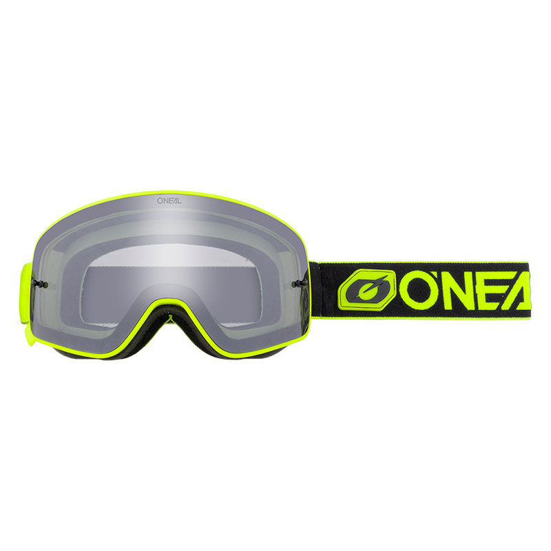 Maschera O Neal B-50 Force giallo lente argento