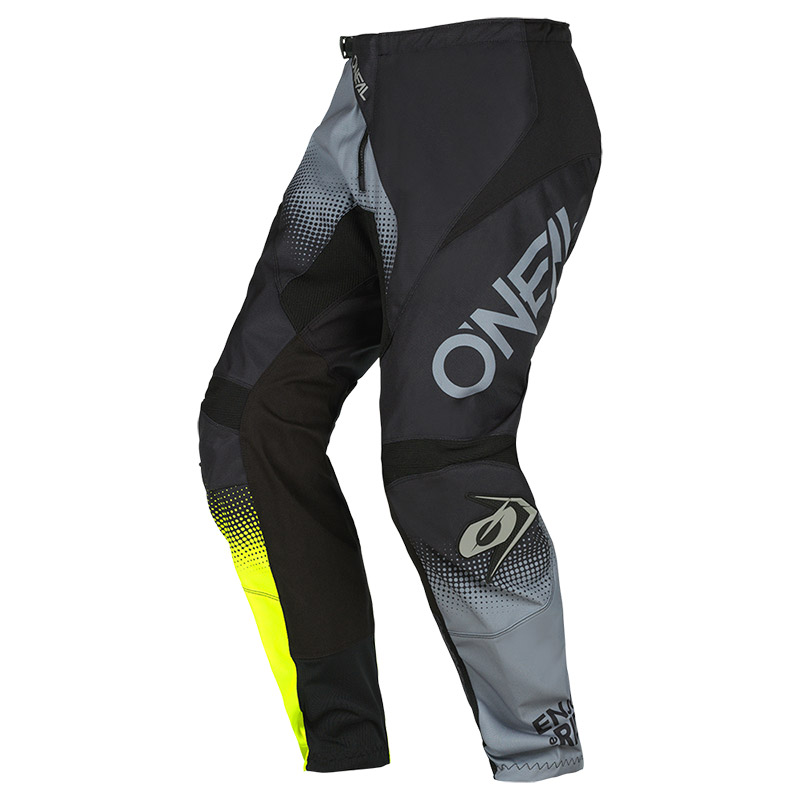 Oneal Element Racewear Black/Grey/Yellow Jersey Pant Combo