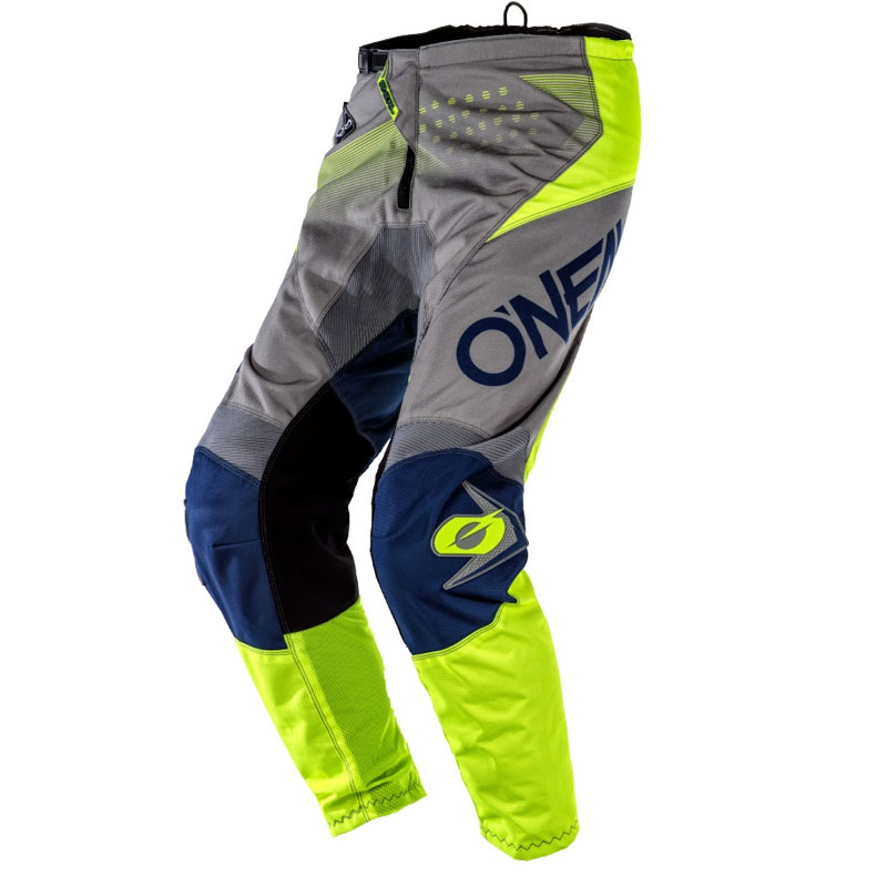 Pantaloni Cross O'neal Element Factor grigio blu giallo