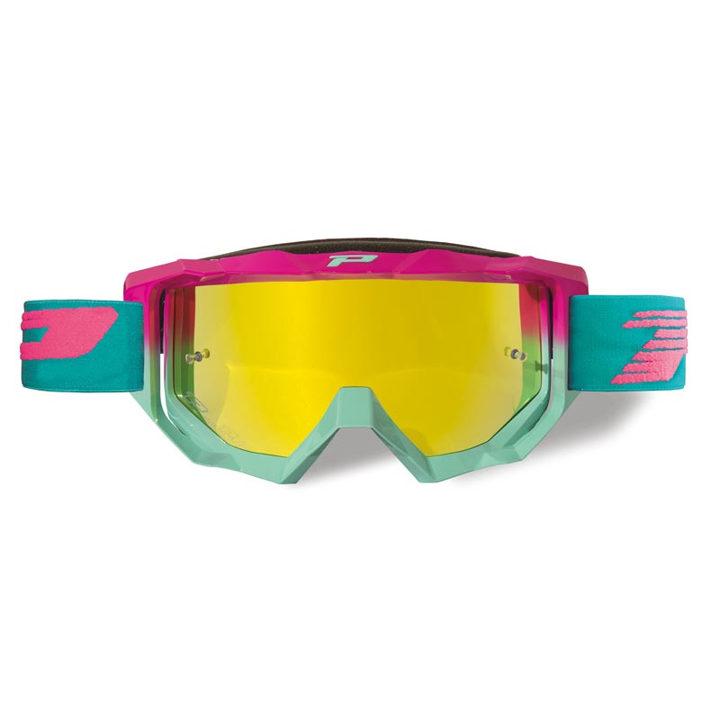 Maschera Progrip 3200FL fucsia aqua verde giallo