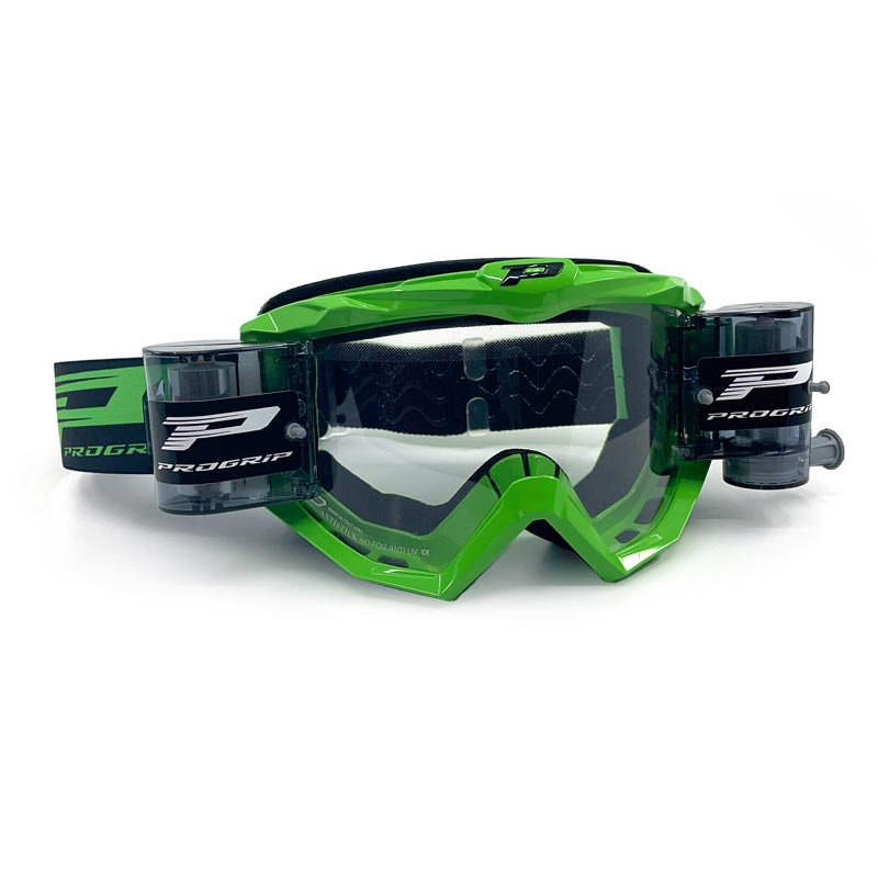 Maschera Progrip 3201 Ro Roll Off verde