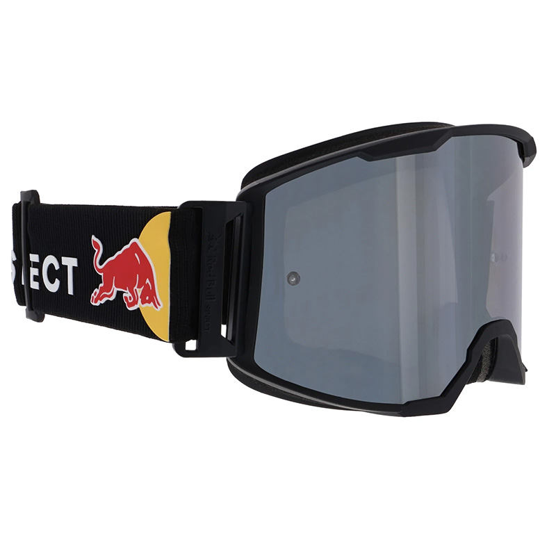 Maschera RedBull Strive 003S MX nero argento CAT2