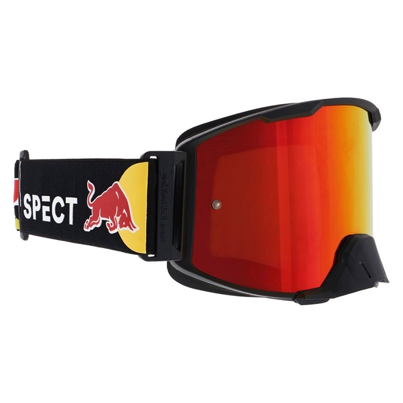 Maschera RedBull Strive 004S MX nero rosso flash