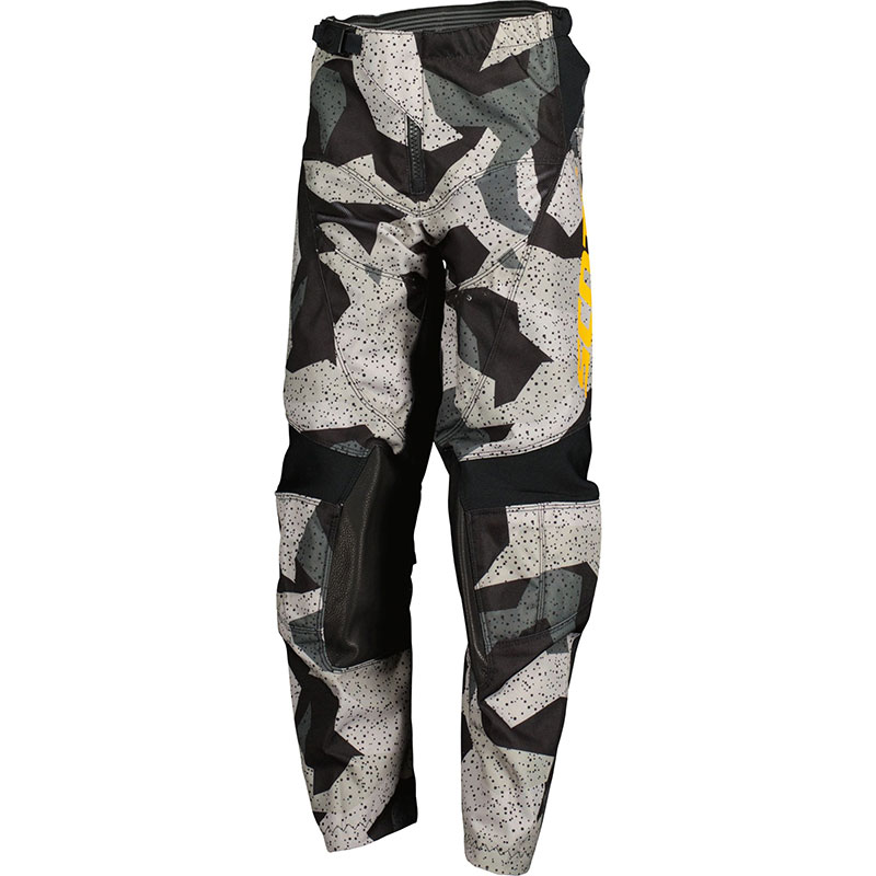 Pantaloni Scott 350 Camo Junior Evo nero giallo