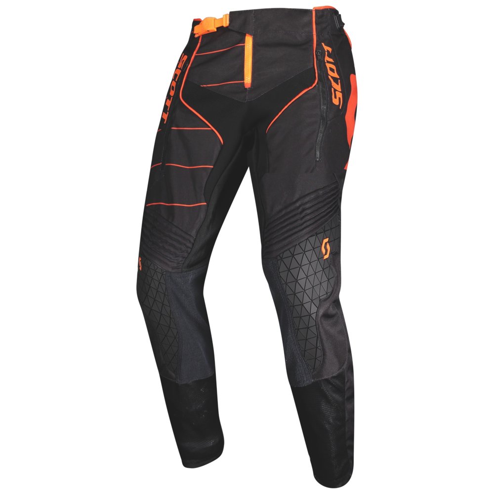 Pantaloni Scott Enduro Arancio Nero | MotoStorm