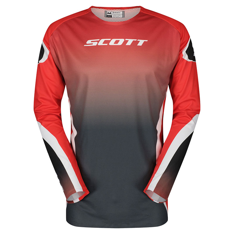 Maglia Scott Podium Pro rosso grigio