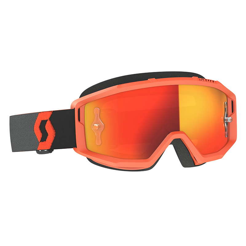 Maschera Scott Primal arancio lente arancio