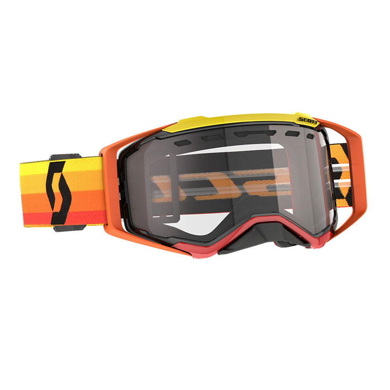 Maschera Scott Prospect Enduro arancio giallo