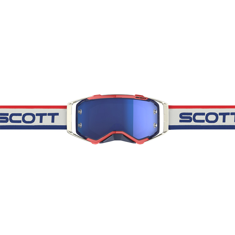 Maschera Scott Prospect Heritage Retro blu bianco MotoStorm