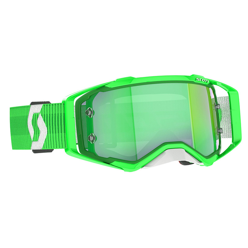 Maschera Scott Prospect verde specchiato