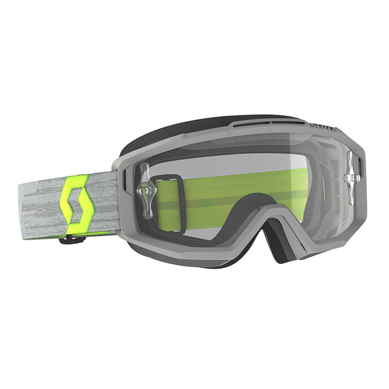 Maschera Scott Split OTG grigio giallo