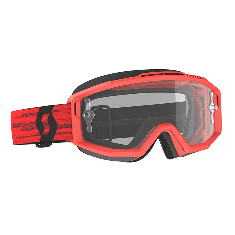 Maschera Scott Split OTG rosso scuro