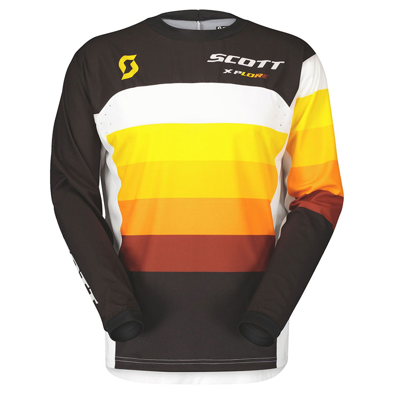 Maglia Scott X-Plore Swap nero arancio