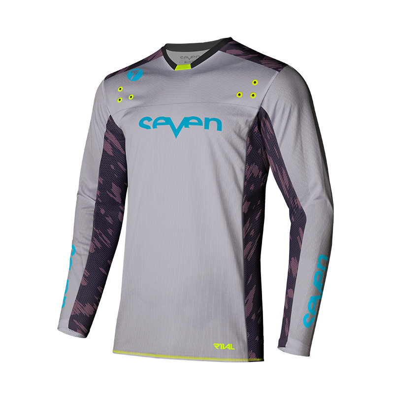 Maillot Seven MX Rival Clash 25.1 gris berry