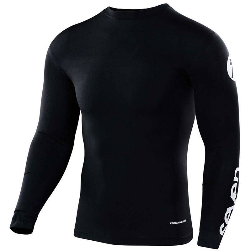 Maglia Bimbo Seven Zero Compression nero