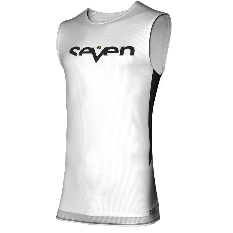 Maglia Seven MX Zero Staple Bianco