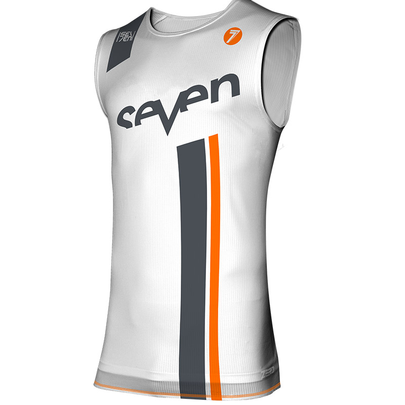 Maglia Seven MX Zero Vanguard bianco