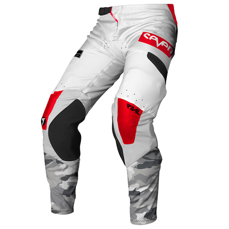 Pantaloni Seven MX Rival Barrack bianco