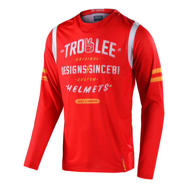 Maillot Troy Lee Designs Gp Air Roll Up rouge