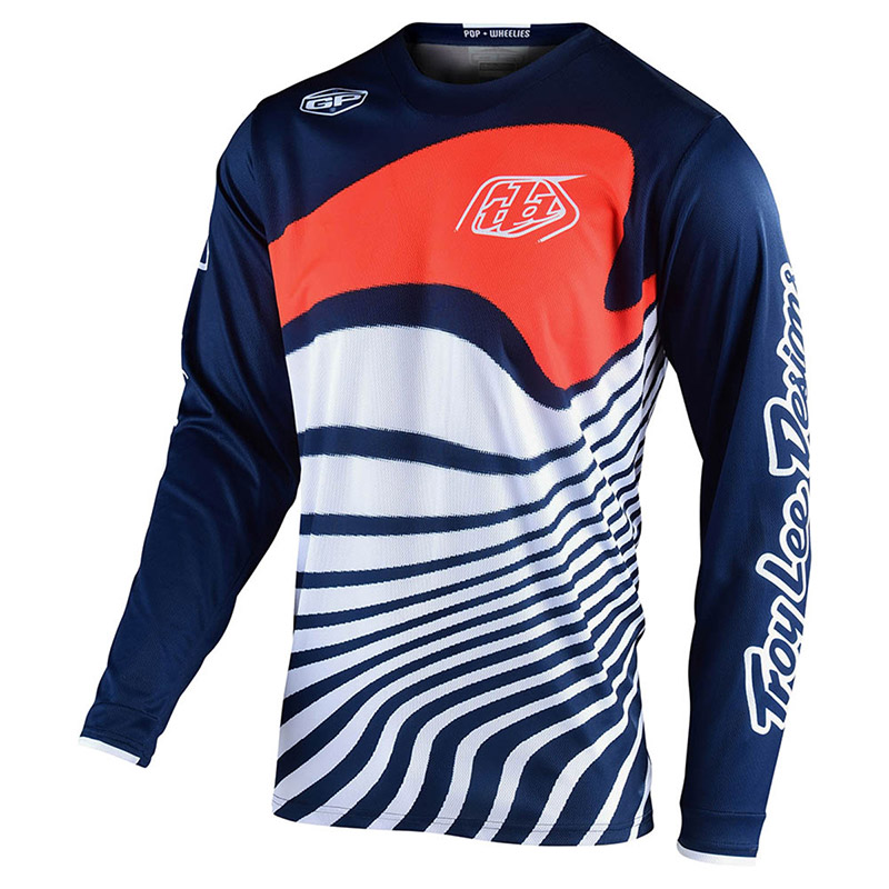 Maglia Troy Lee Designs Gp Drift navy arancio