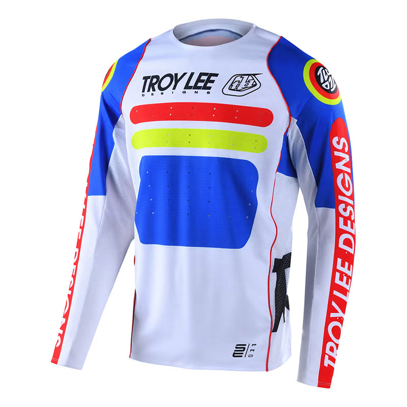 Troy Lee Designs Rev Womens Off-Road Motorcycle Jersey White/X-Large