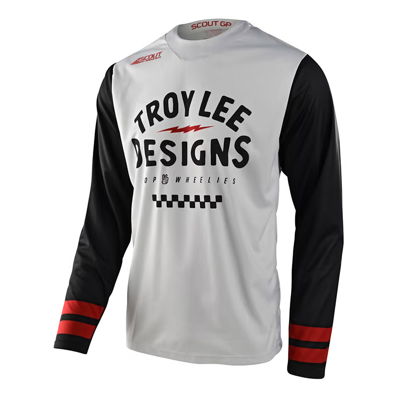 Maglia Troy Lee Designs Scout Gp Ride On bianco