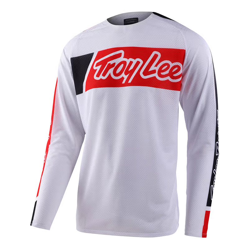Maillot Troy Lee Designs SE Pro Air Vox 23 blanc