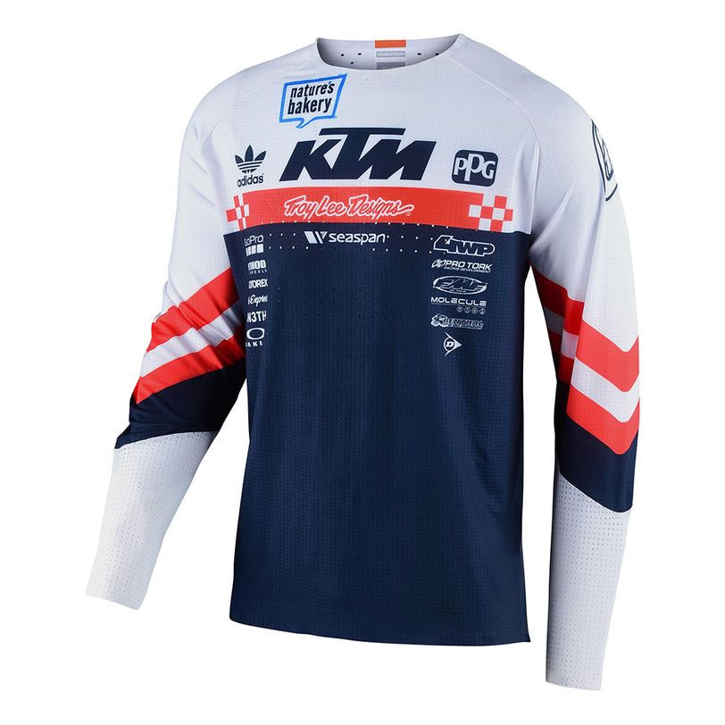 Troy Lee Designs Tld KTM Team Herren T-Shirt Vintage Grau Schnee