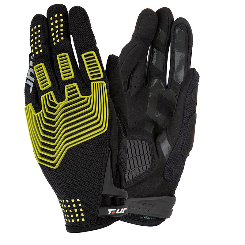 T.ur G-three Gloves Black Yellow