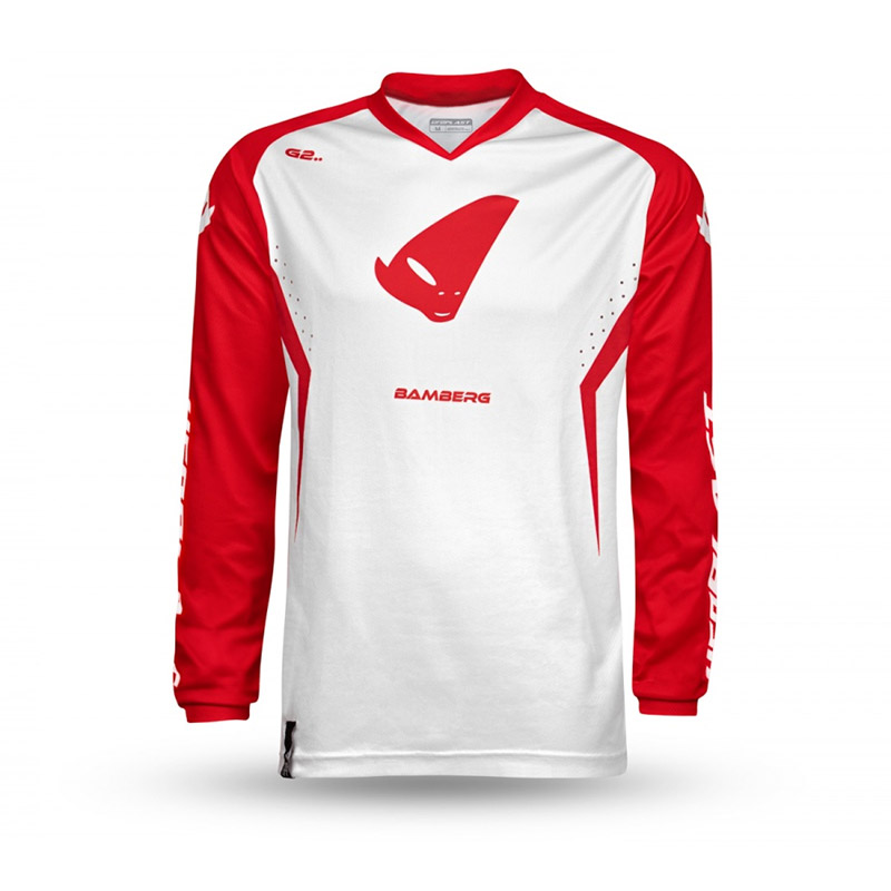 Maglia Ufo Bamberg rosso bianco