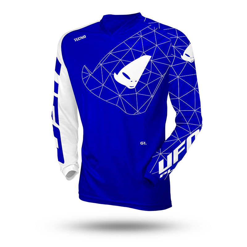 Maglia Ufo Tecno blu bianco