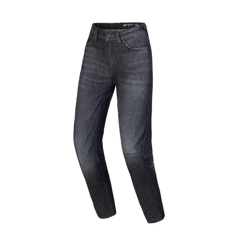 Jeans Donna Alpinestars Stella Flex-Ast 7 Short nero