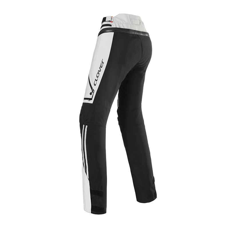 Pantalones moto mujer CLOVER Light PRO 3 LADY Negro Gris