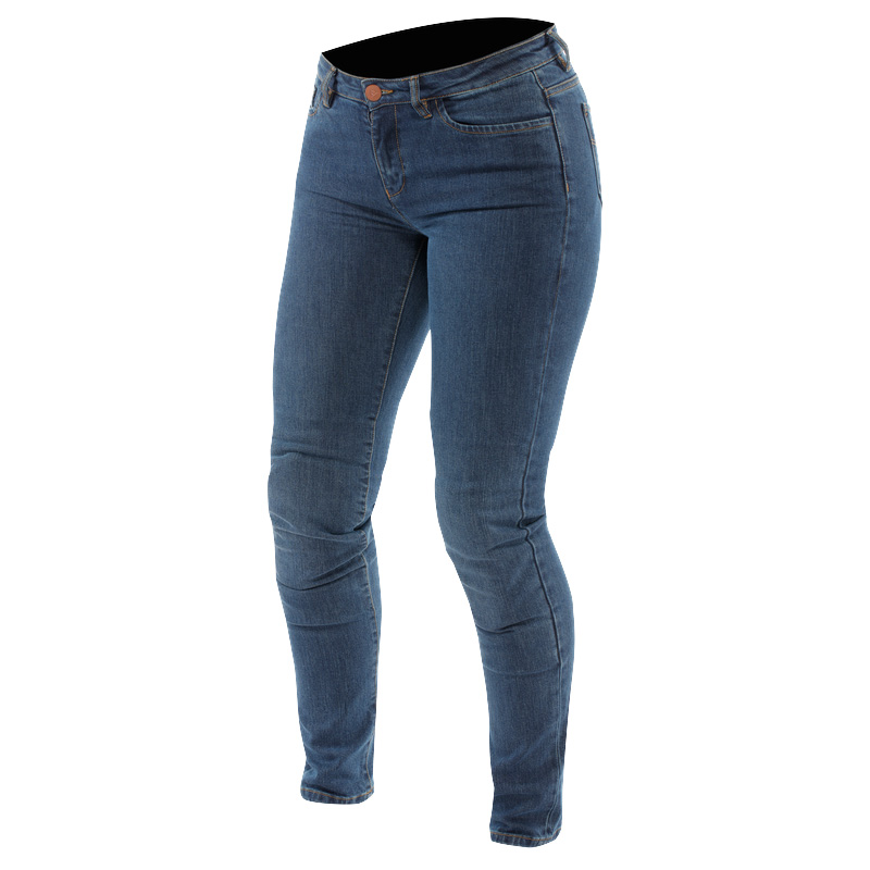 Jeans Donna Dainese 5-Pocket Denim Slim Plus blu