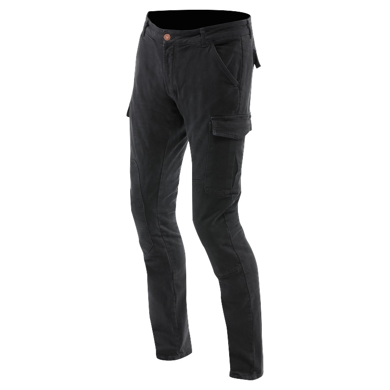 Jeans Dainese Cargo Slim Tapered nero
