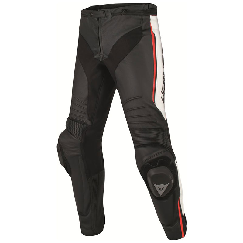 Dainese Misano Leather Pants Rosso