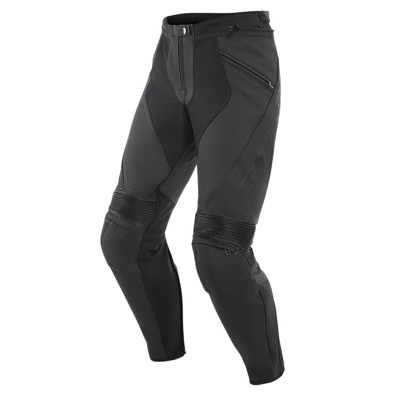 Pantaloni Pelle Dainese Pony 3 Traforati nero