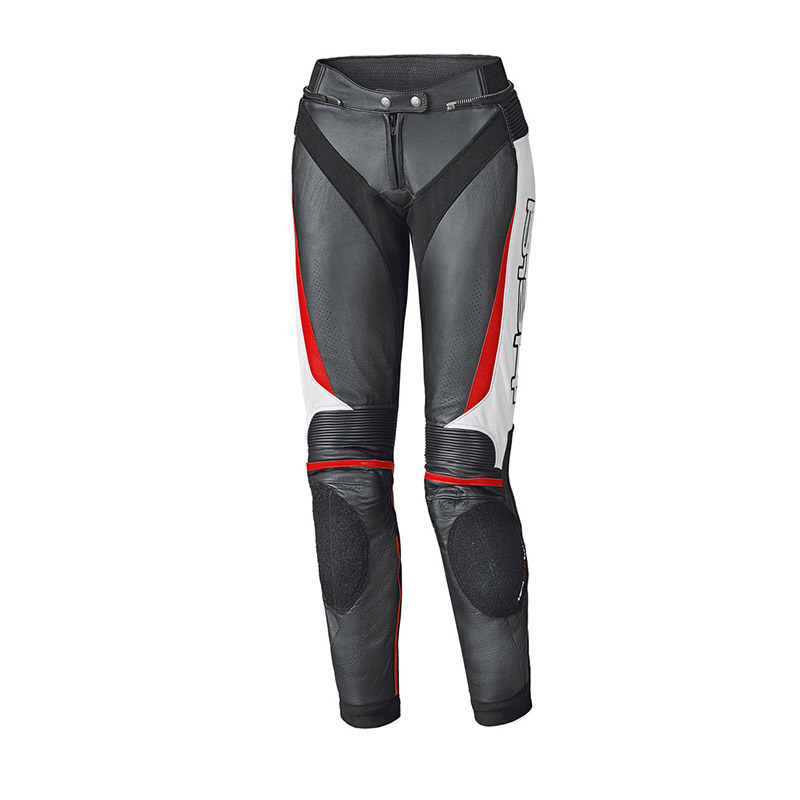 Held Lane 2 Lady Leather Pants White Red