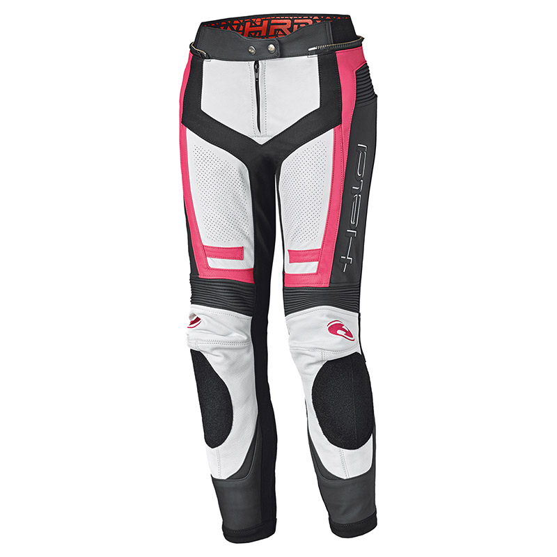 Pantaloni Pelle Donna Held Rocket 3.0 bianco rosa