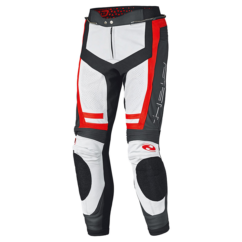 Pantaloni Pelle Held Rocket 3.0 bianco rosso